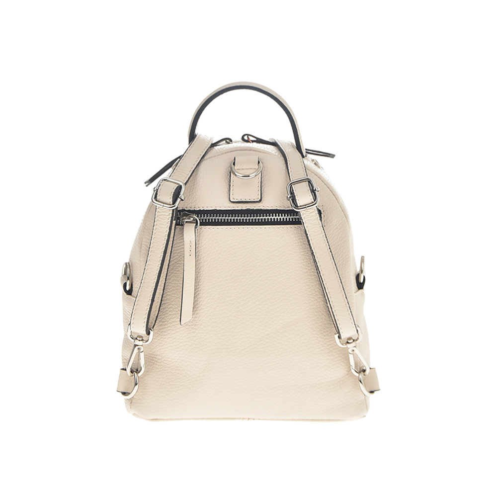 Rucsac din piele naturala Chiara Canotti CC0766, Bej, #3, Bagsy