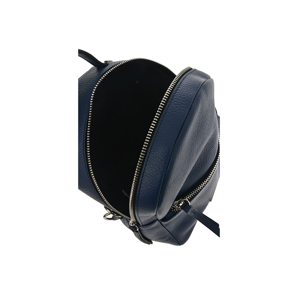 Rucsac din piele naturala Chiara Canotti CC0766, Albastru, #5, Bagsy