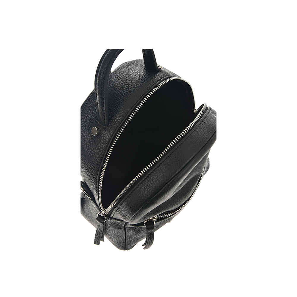 Rucsac din piele naturala Chiara Canotti CC0766, Negru, #5, Bagsy