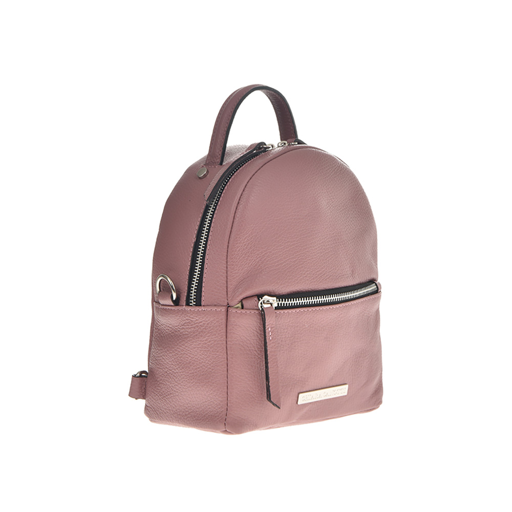 Rucsac din piele naturala Chiara Canotti CC0766, Violet deschis, #2, Bagsy