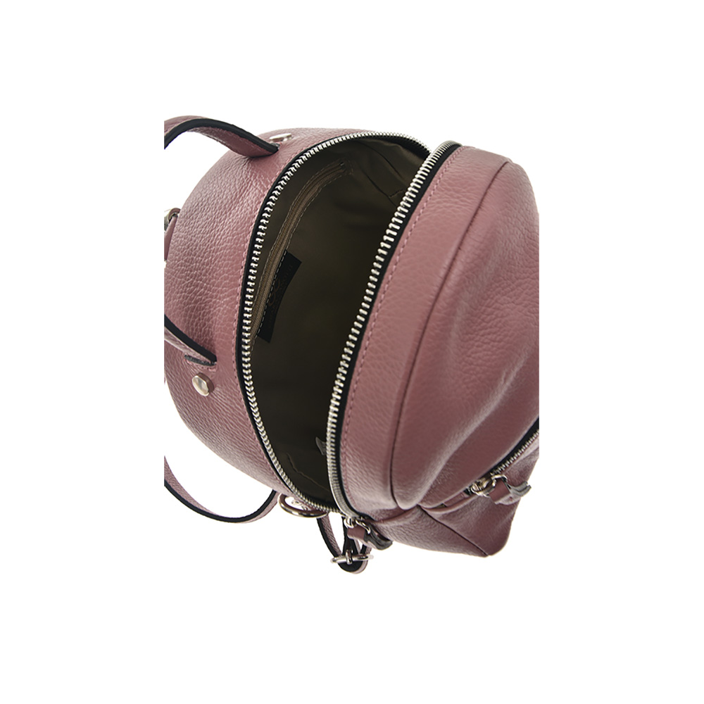 Rucsac din piele naturala Chiara Canotti CC0766, Violet deschis, #5, Bagsy