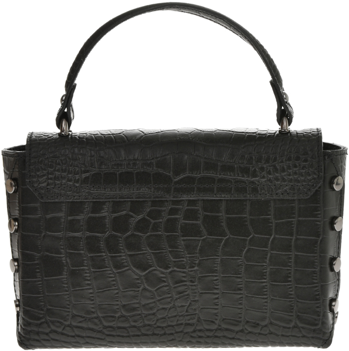 Geanta de mana din piele naturala Chiara Canotti CC0784, Negru, #4, Bagsy