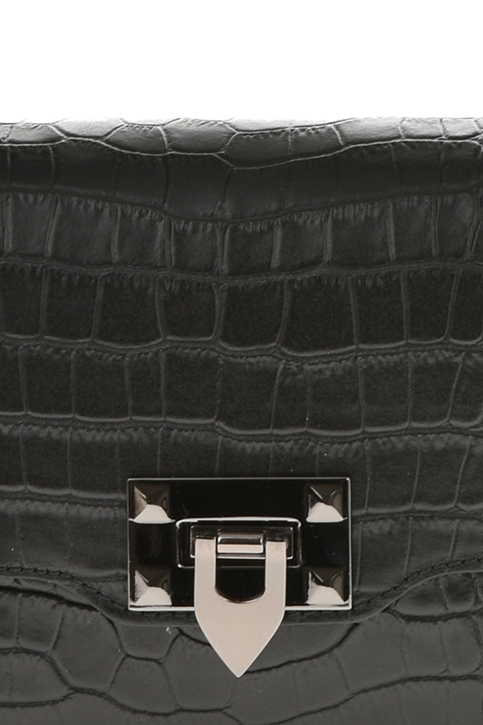 Geanta de mana din piele naturala Chiara Canotti CC0784, Negru, #3, Bagsy