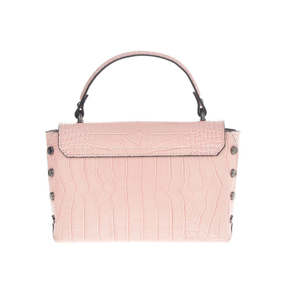 Geanta de mana din piele naturala Chiara Canotti CC0784, Roz, #3, Bagsy