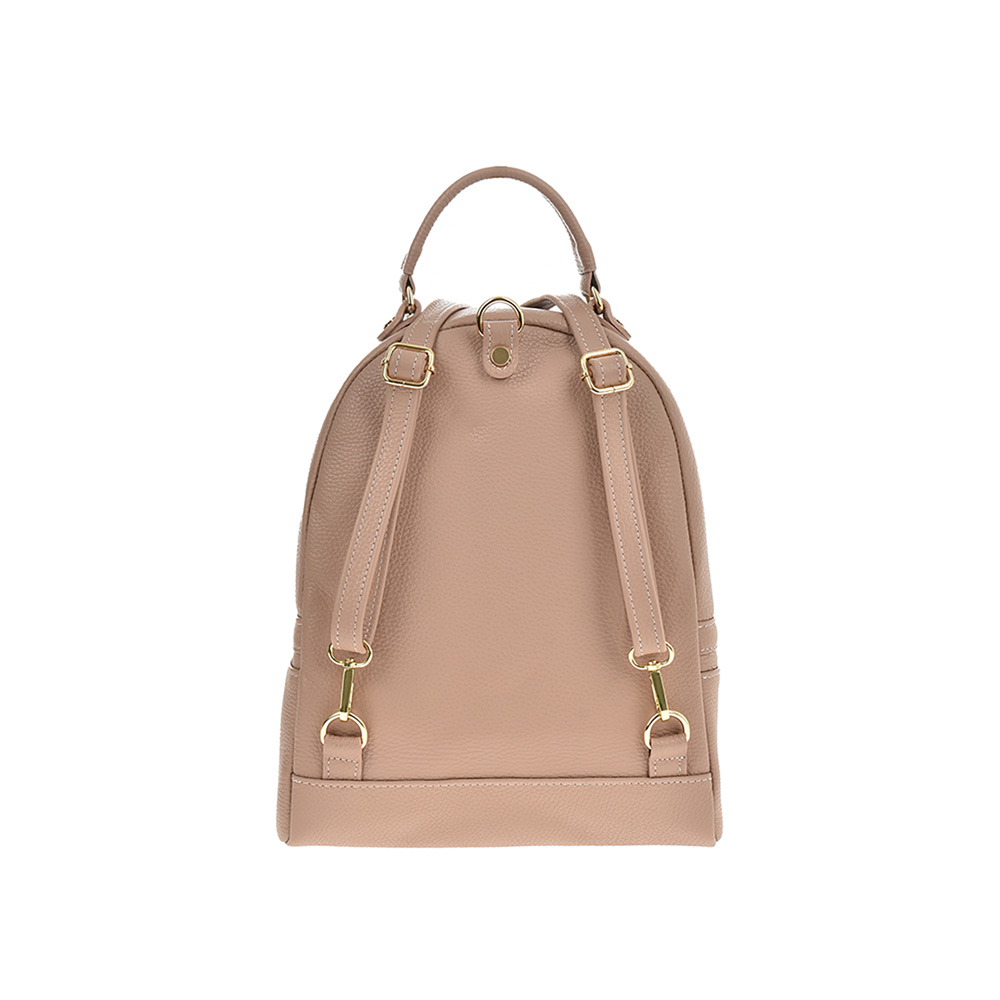 Rucsac dama din piele naturala Chiara Canotti CC0822, Roz prafuit, #3, Bagsy