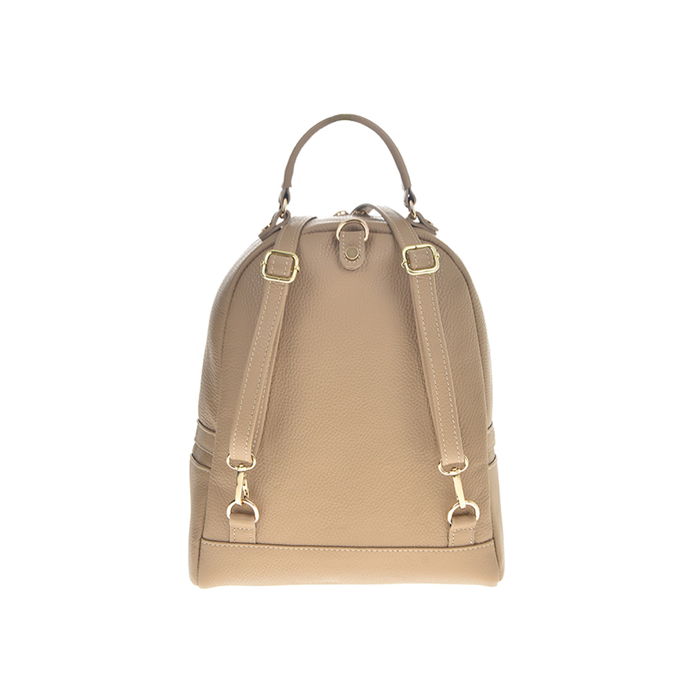 Rucsac dama din piele naturala Chiara Canotti CC0822, Grej, #3, Bagsy