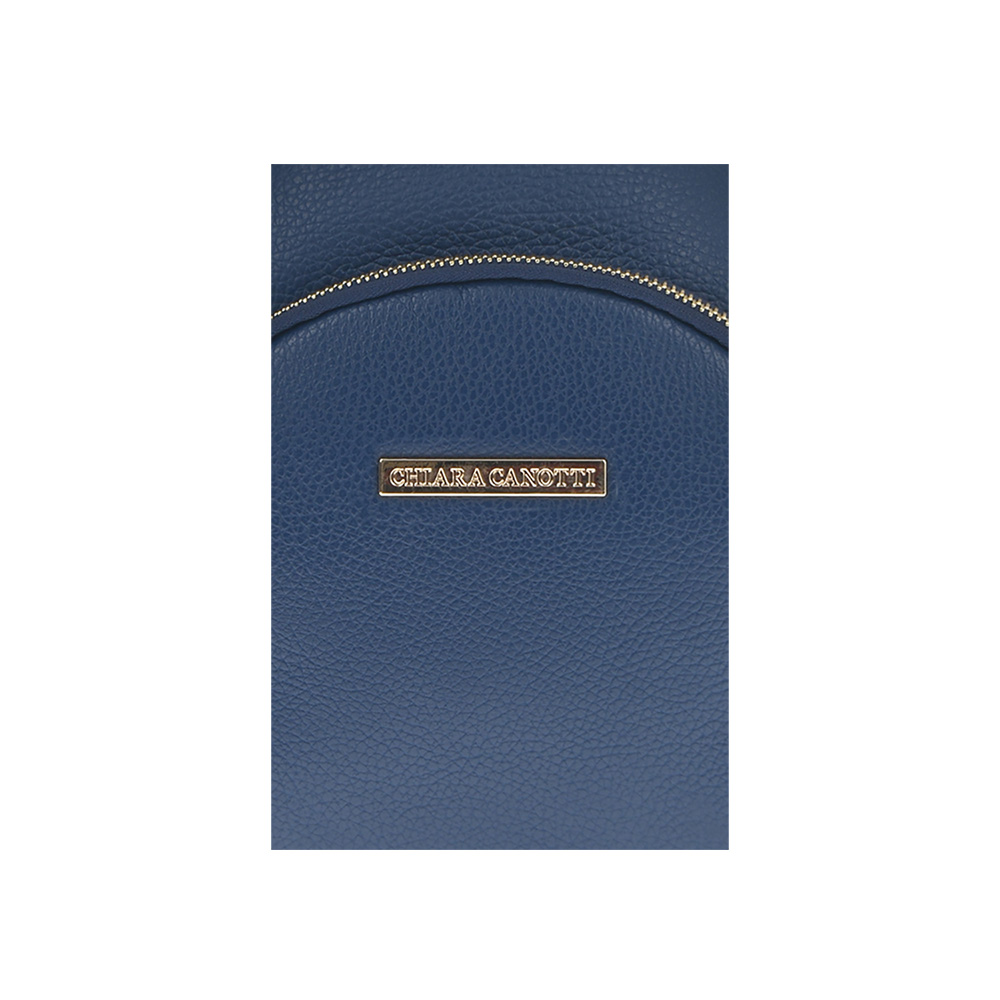 Rucsac din piele naturala Chiara Canotti CC0856S, Albastru, #4, Bagsy
