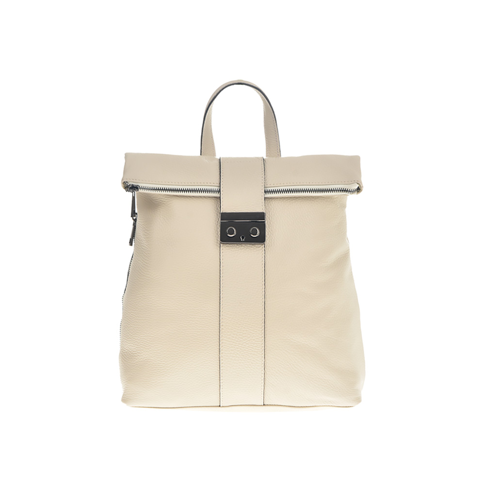 Rucsac dama din piele naturala, Chiara Canotti CC0873, Bej, #1, Bagsy
