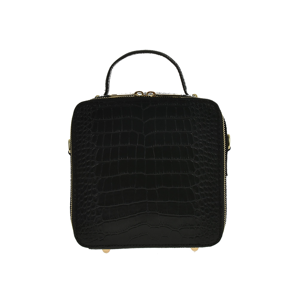 Geanta de umar din piele naturala Chiara Canotti CC0879, Negru, #3, Bagsy