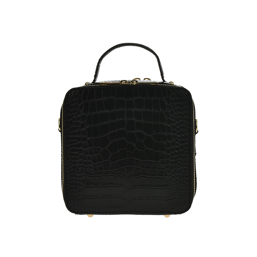 Geanta de umar din piele naturala Chiara Canotti CC0879, Negru, #1, Bagsy