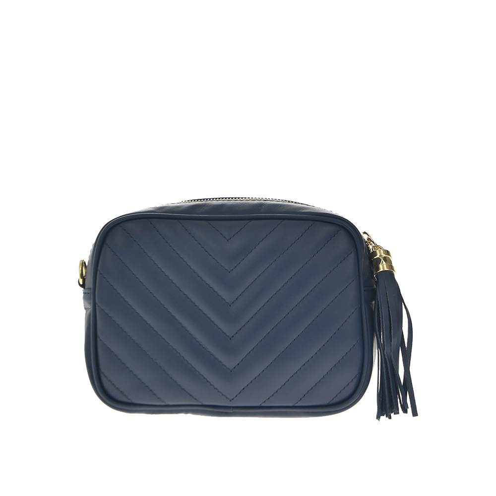 Geanta dama din piele naturala Chiara Canotti CC0888, Albastru, #3, Bagsy