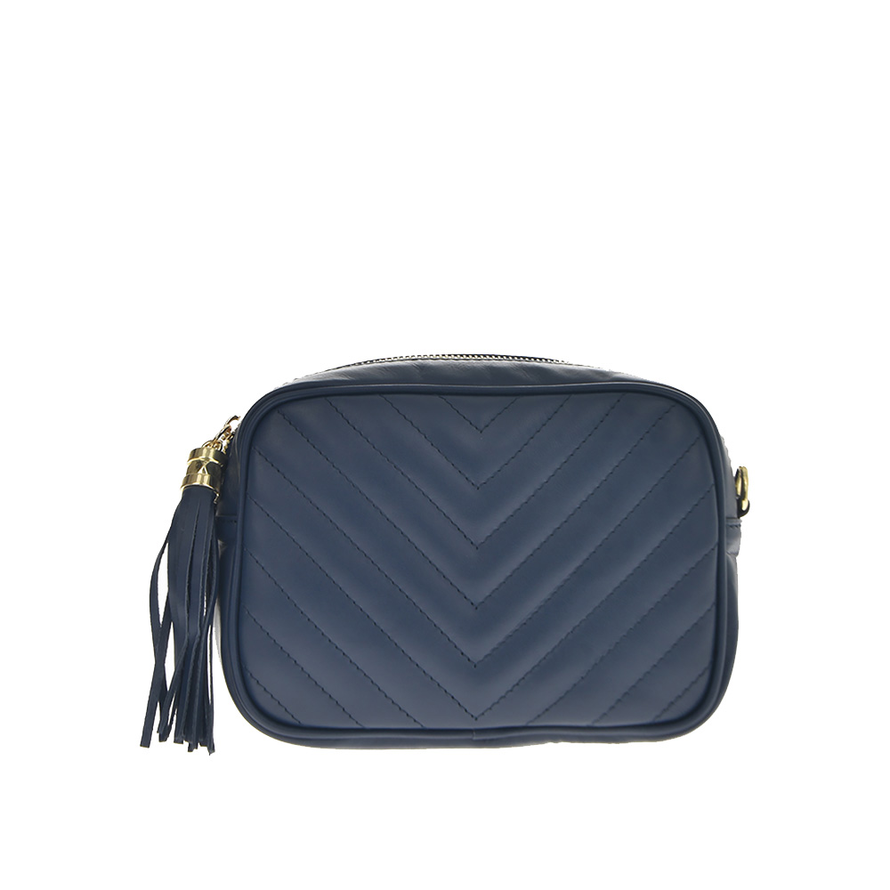 Geanta dama din piele naturala Chiara Canotti CC0888, Albastru, #1, Bagsy