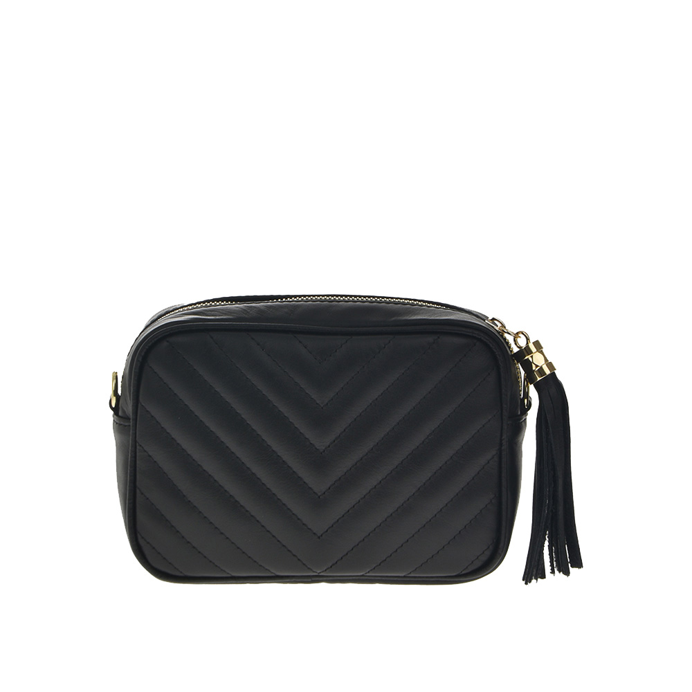 Geanta dama din piele naturala Chiara Canotti CC0888, Negru, #3, Bagsy