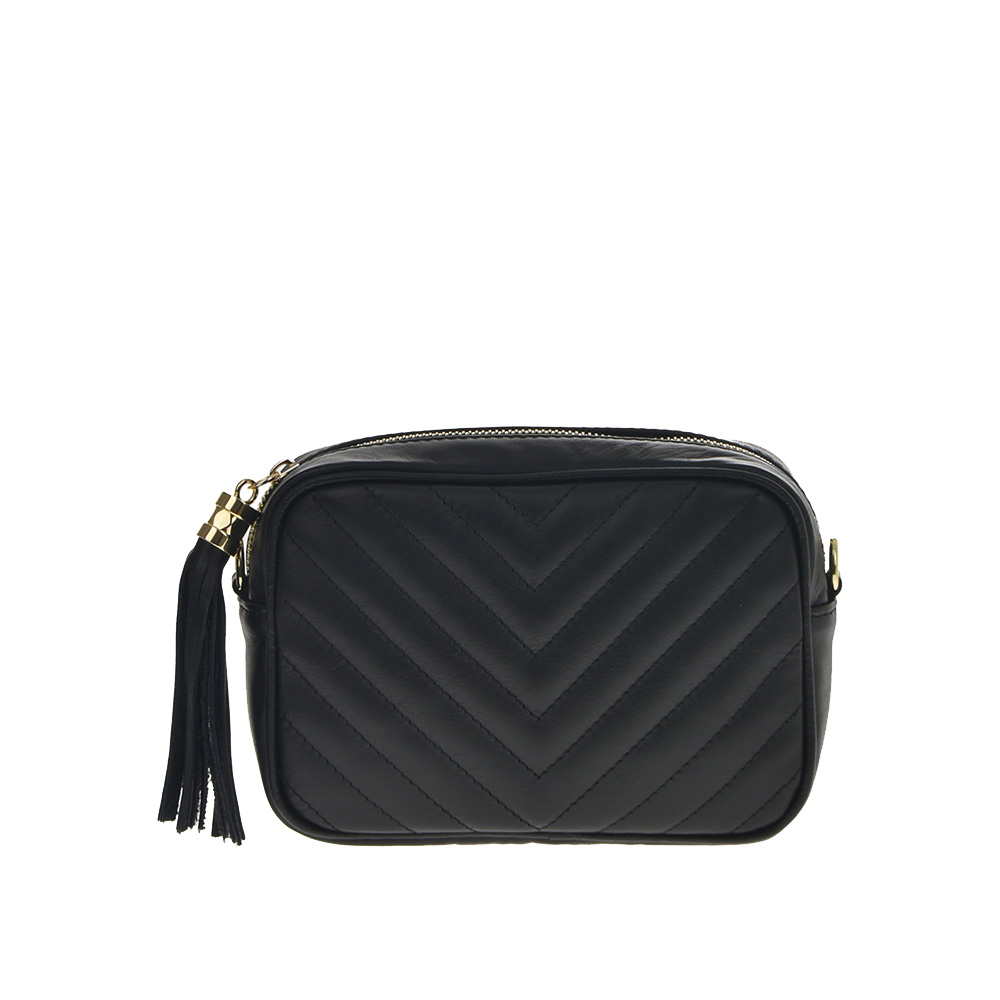 Geanta dama din piele naturala Chiara Canotti CC0888, Negru, #1, Bagsy