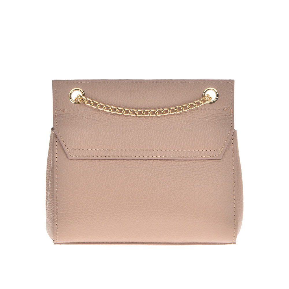 Geanta de umar din piele naturala, Chiara Canotti CC0889, Roz prafuit, #3, Bagsy