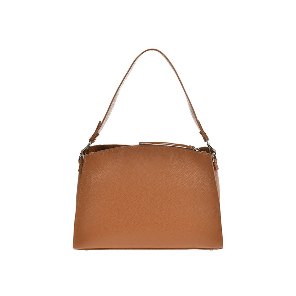 Geanta dama din piele naturala Chiara Canotti CC0892, Cognac, #3, Bagsy