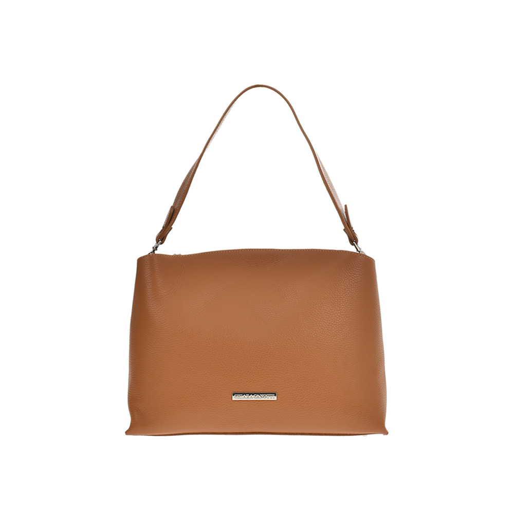 Geanta dama din piele naturala Chiara Canotti CC0892, Cognac, #1, Bagsy