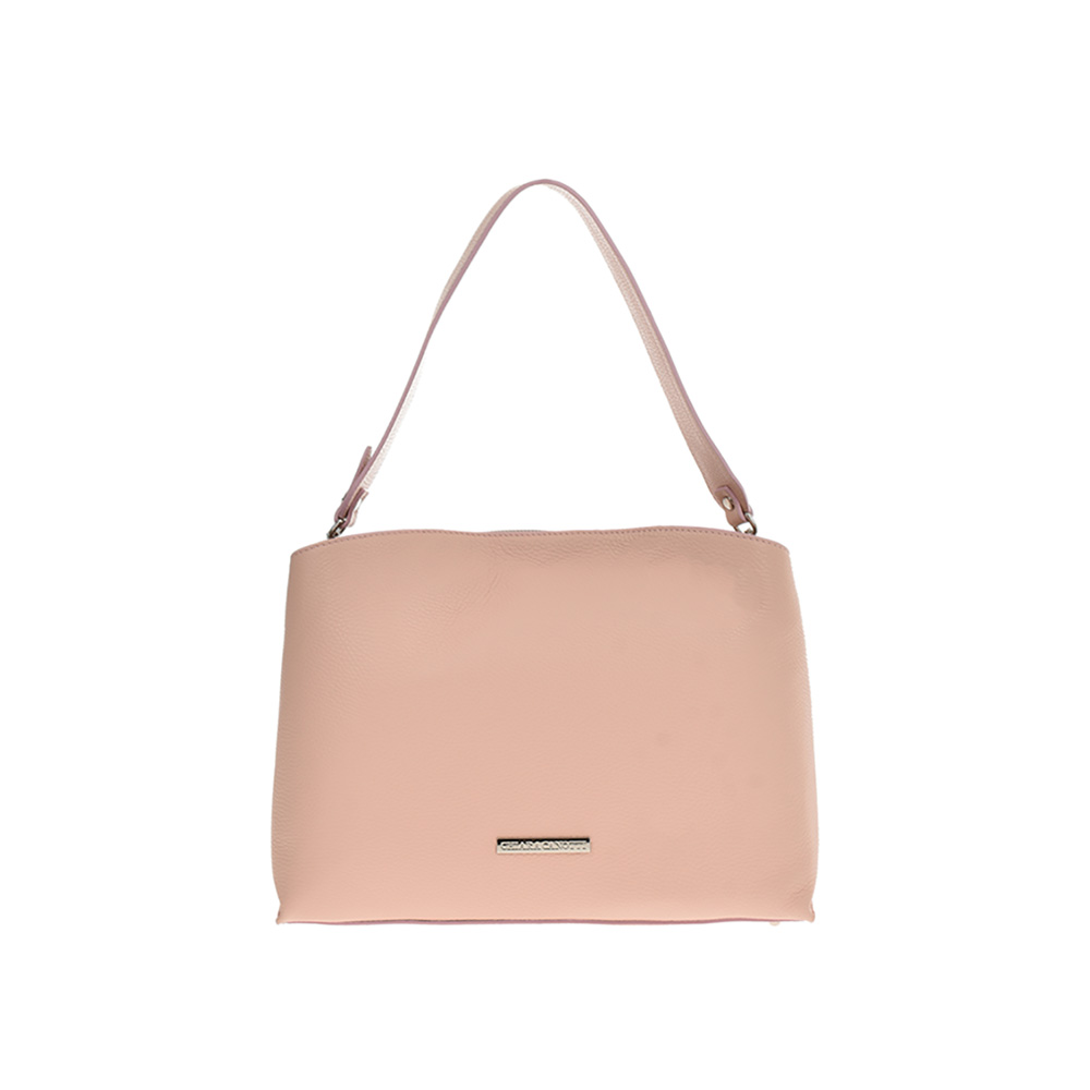 Geanta dama din piele naturala Chiara Canotti CC0892, Roz, Nr. 1, Bagsy