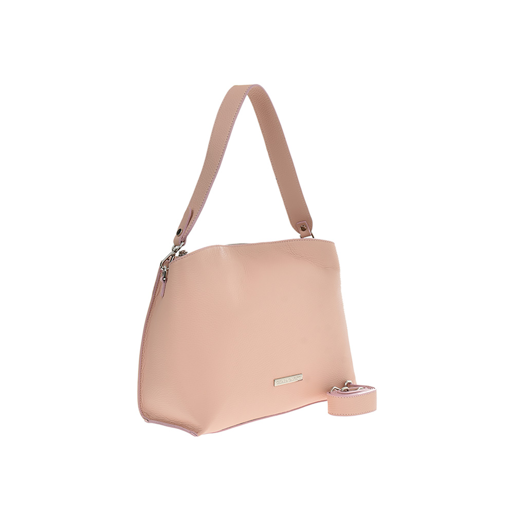 Geanta dama din piele naturala Chiara Canotti CC0892, Roz, Nr. 2, Bagsy