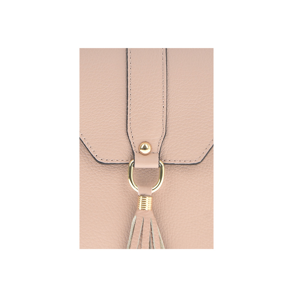 Geanta dama din piele naturala Chiara Canotti CC0894, Roz prafuit, #4, Bagsy