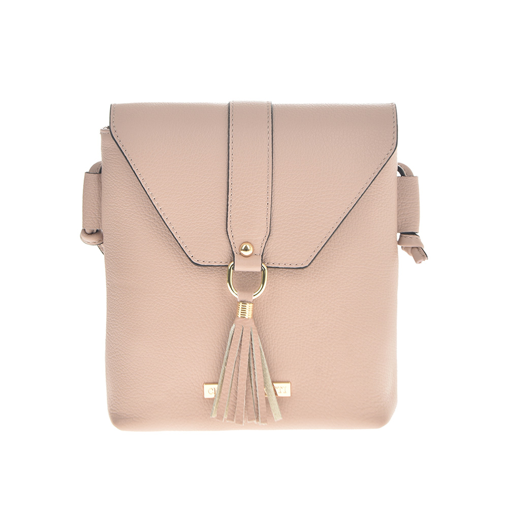 Geanta dama din piele naturala Chiara Canotti CC0894, Roz prafuit, #1, Bagsy
