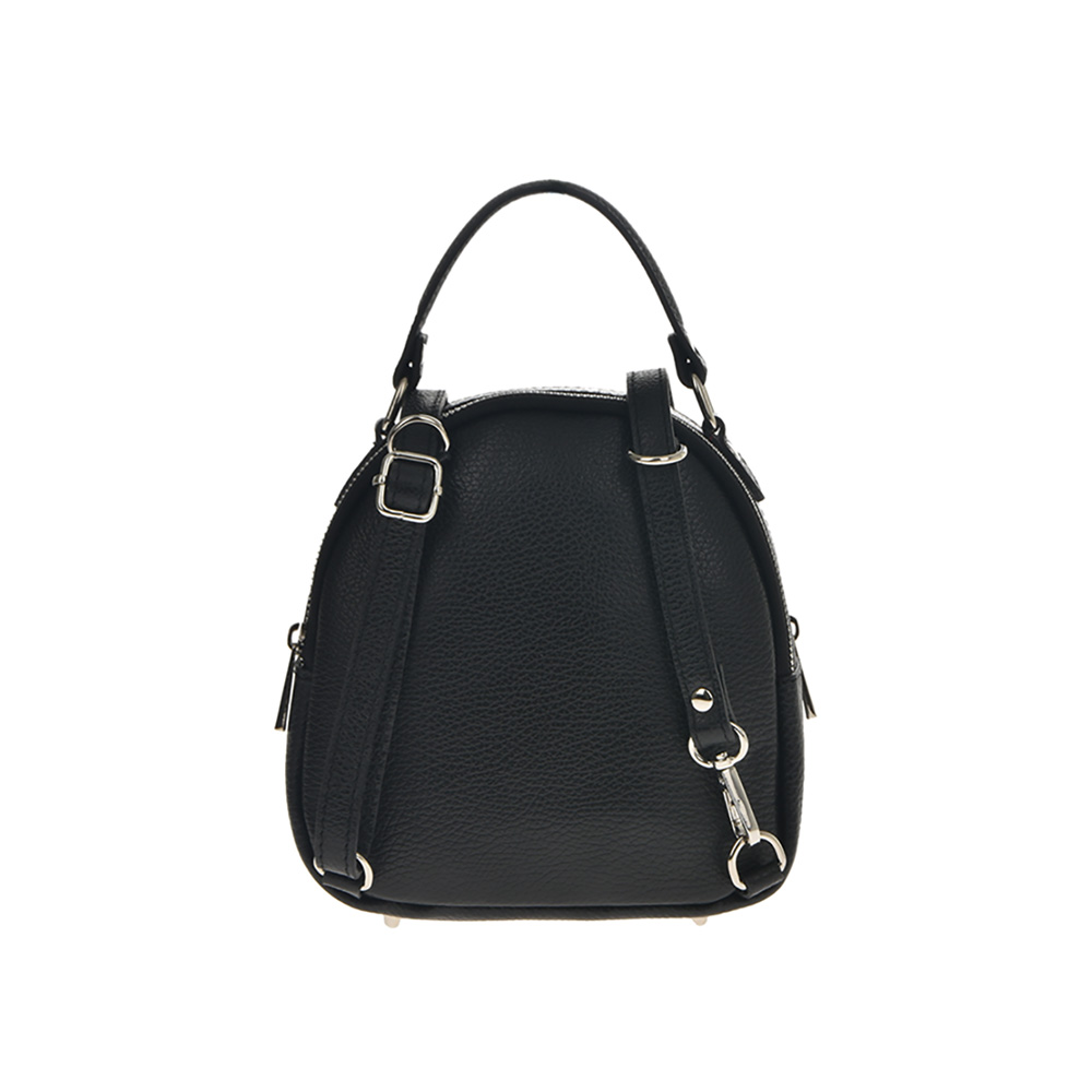 Rucsac dama din piele naturala Chiara Canotti CC0921, Negru, #4, Bagsy