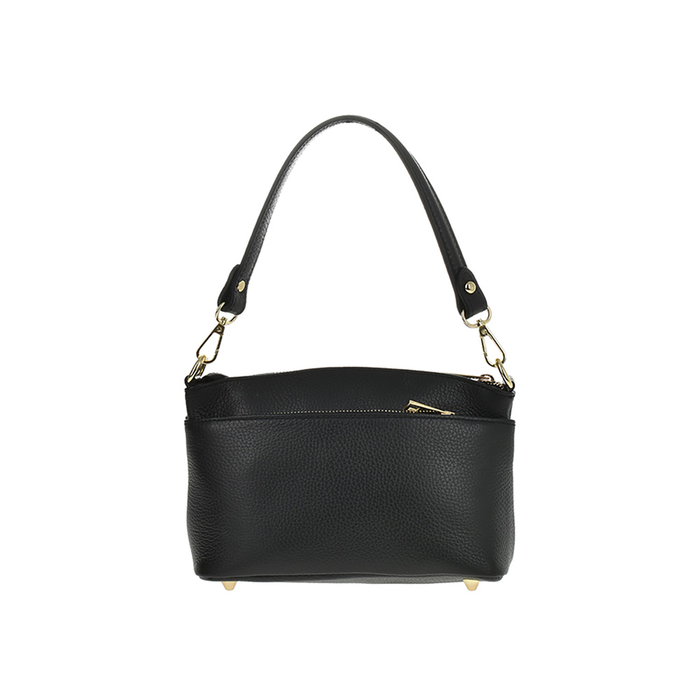 Geanta de mana din piele naturala Chiara Canotti CC0925, Negru, #3, Bagsy