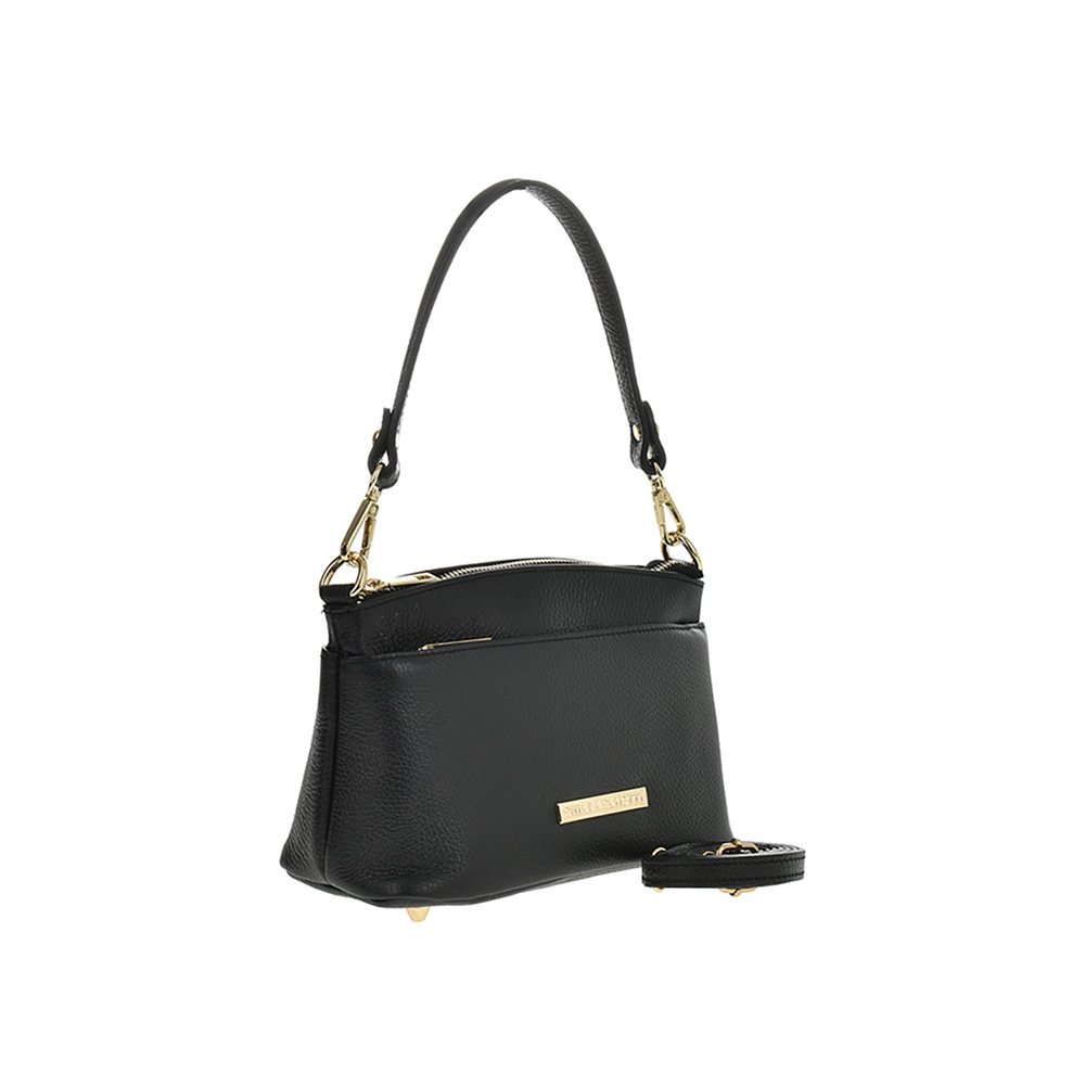 Geanta de mana din piele naturala Chiara Canotti CC0925, Negru, #2, Bagsy