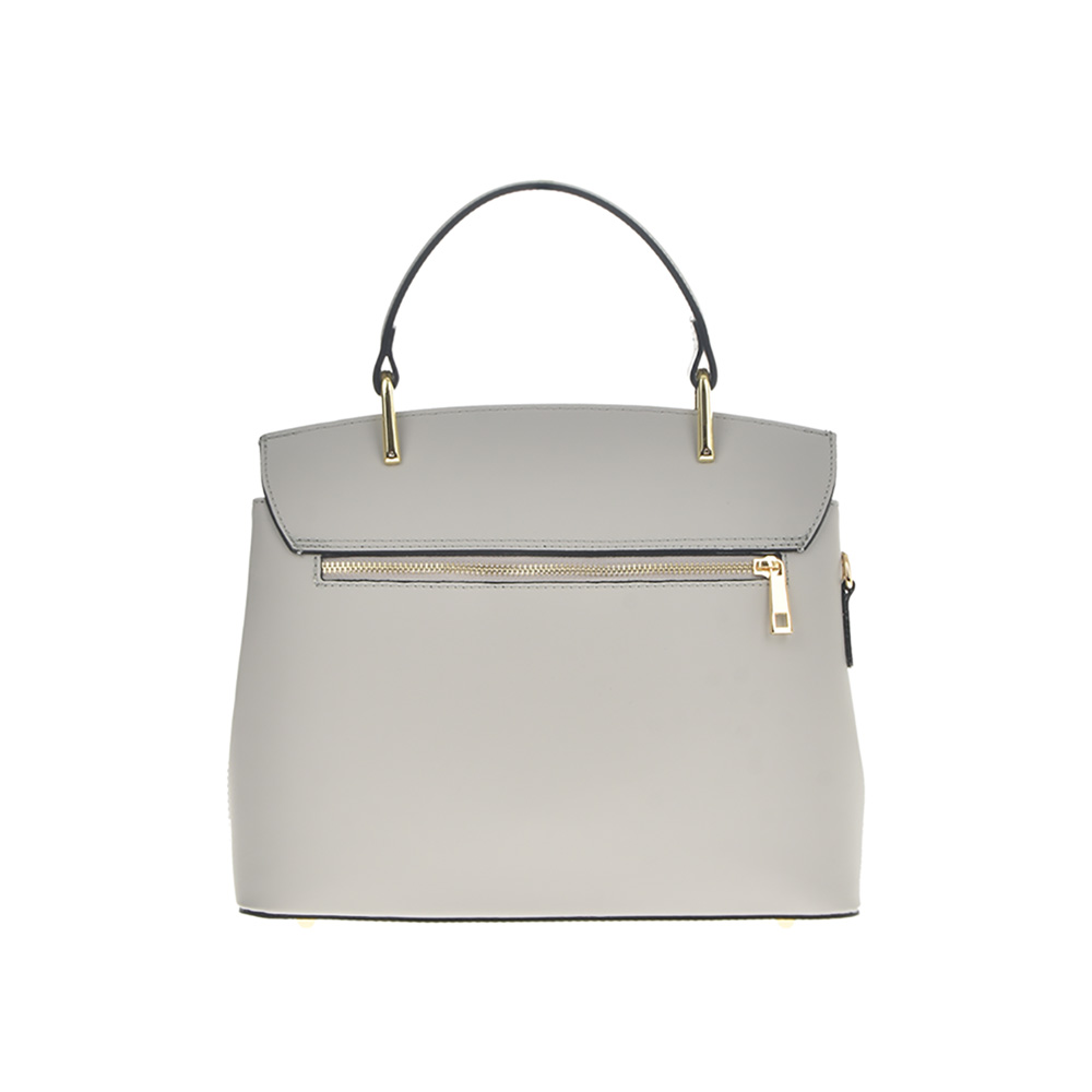 Geanta dama din piele naturala Chiara Canotti CC0927, Gri, #3, Bagsy