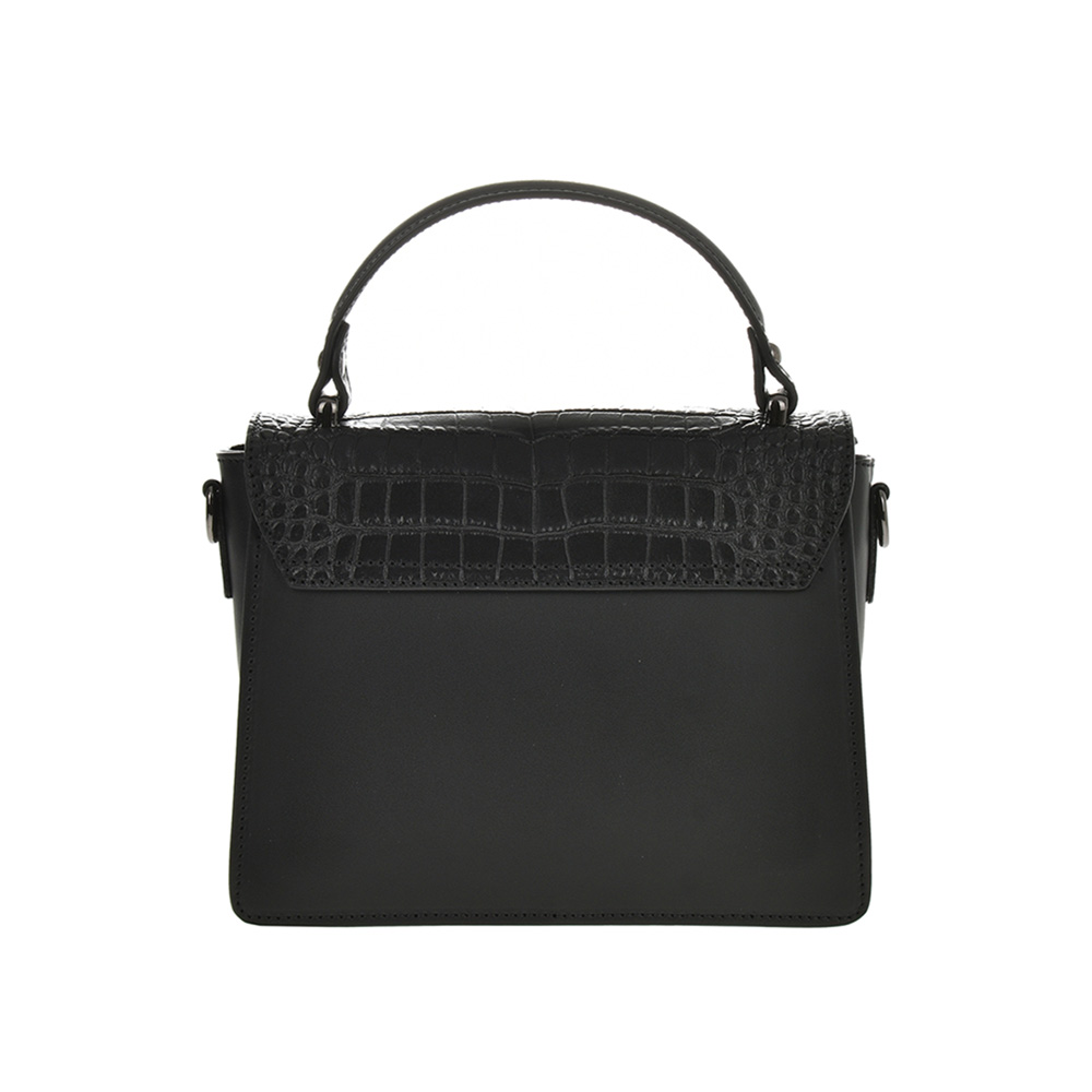 Geanta de mana din piele naturala Chiara Canotti CC0929, Negru, #3, Bagsy