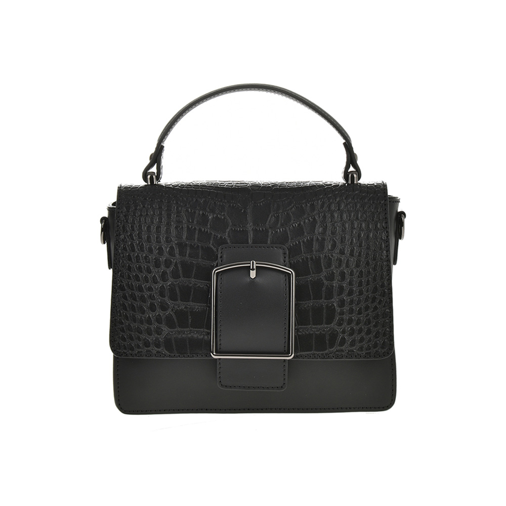 Geanta de mana din piele naturala Chiara Canotti CC0929, Negru, #1, Bagsy