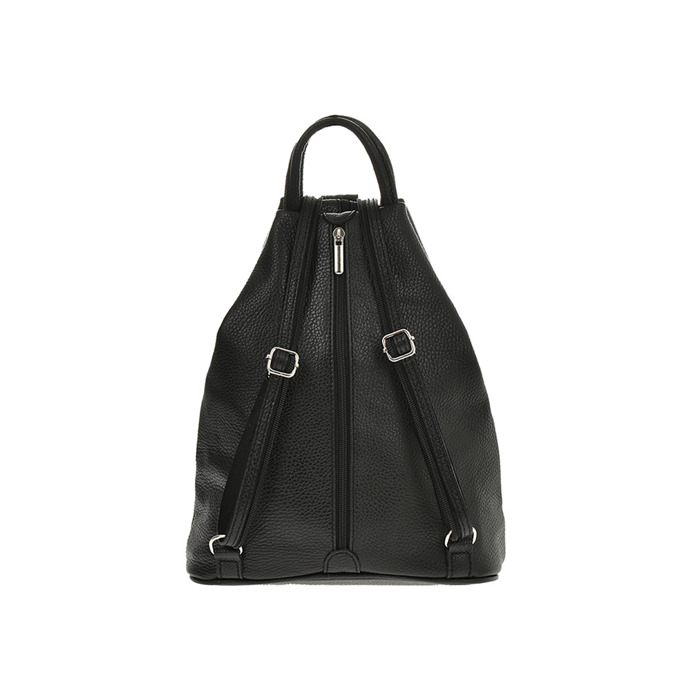 Rucsac dama din piele naturala Chiara Canotti CC0947, Negru, #3, Bagsy