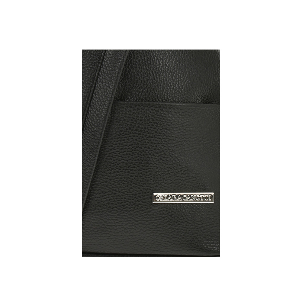 Rucsac dama din piele naturala Chiara Canotti CC0947, Negru, #4, Bagsy