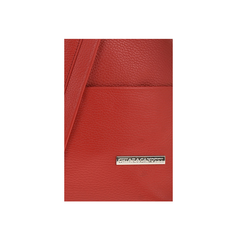 Rucsac dama din piele naturala Chiara Canotti CC0947, Rosu, #4, Bagsy