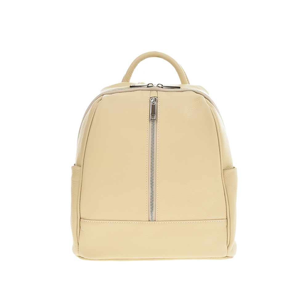 Rucsac dama din piele naturala Chiara Canotti CC0955, Bej, #1, Bagsy