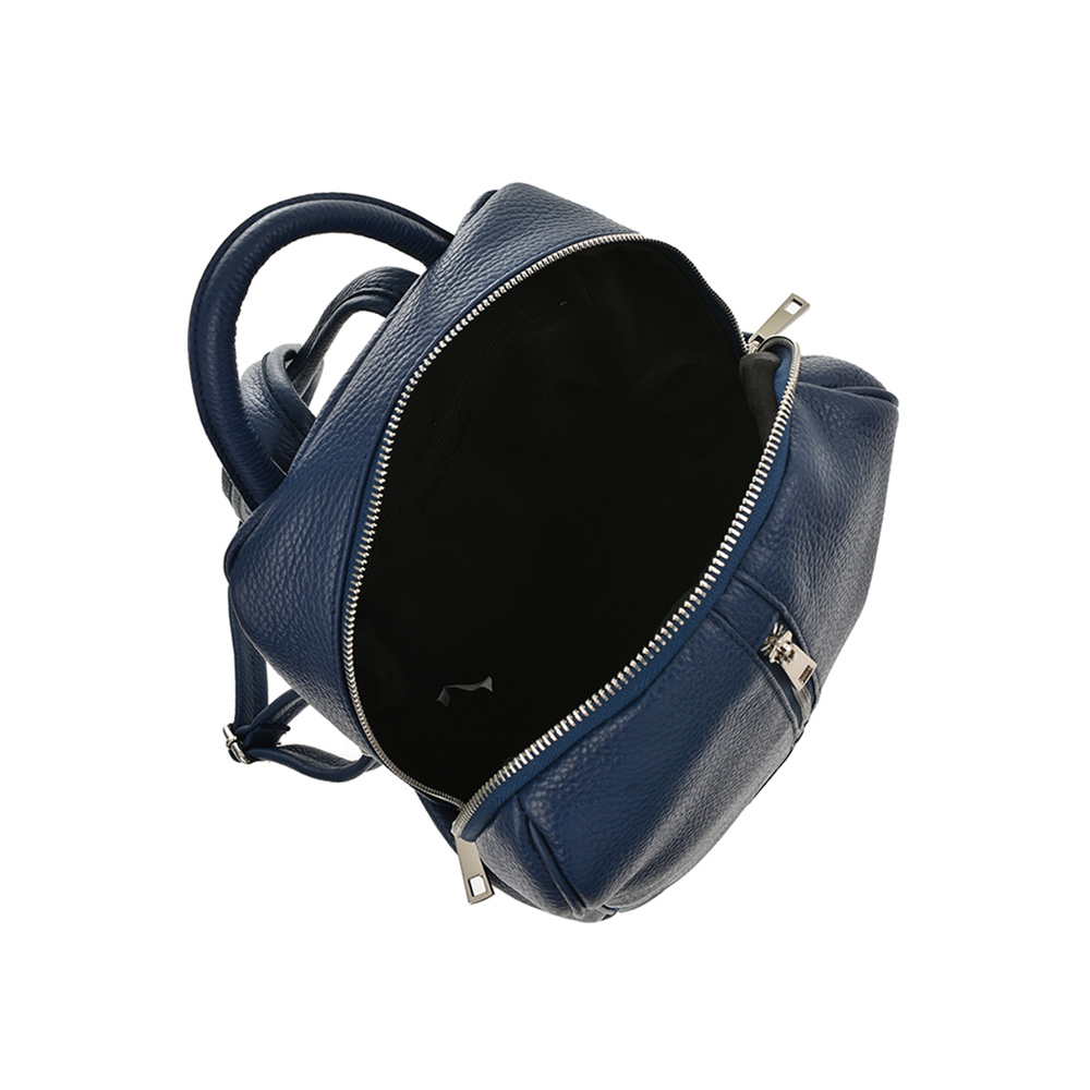 Rucsac dama din piele naturala Chiara Canotti CC0955, Albastru, #4, Bagsy