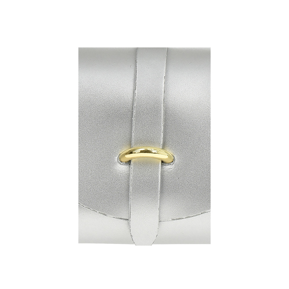 Geanta dama din piele naturala Chiara Canotti CC0956, Argintiu, #4, Bagsy