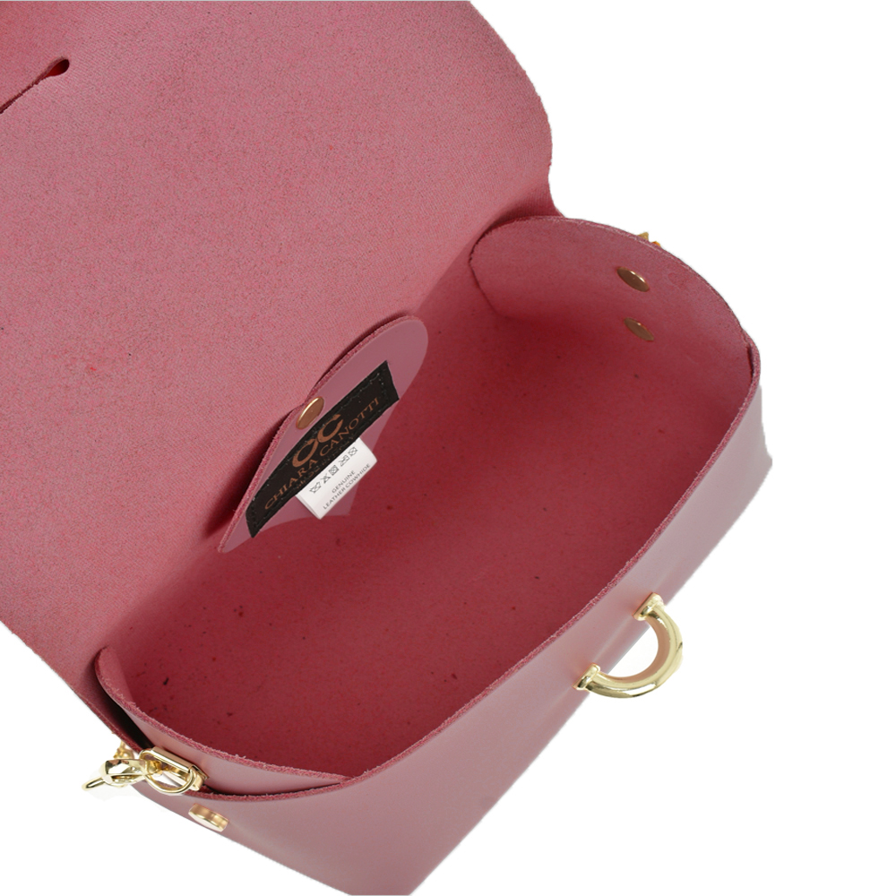 Geanta dama din piele naturala Chiara Canotti CC0956, Roz prafuit, #4, Bagsy