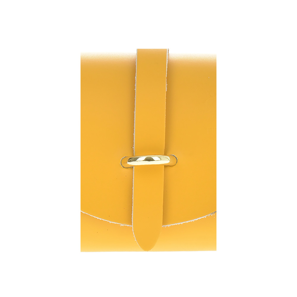 Geanta dama din piele naturala Chiara Canotti CC0956, Galben, #4, Bagsy