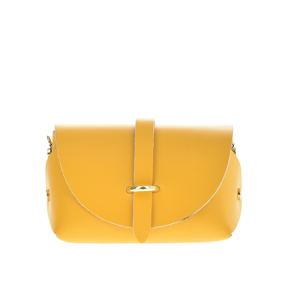 Geanta dama din piele naturala Chiara Canotti CC0956, Galben, #1, Bagsy