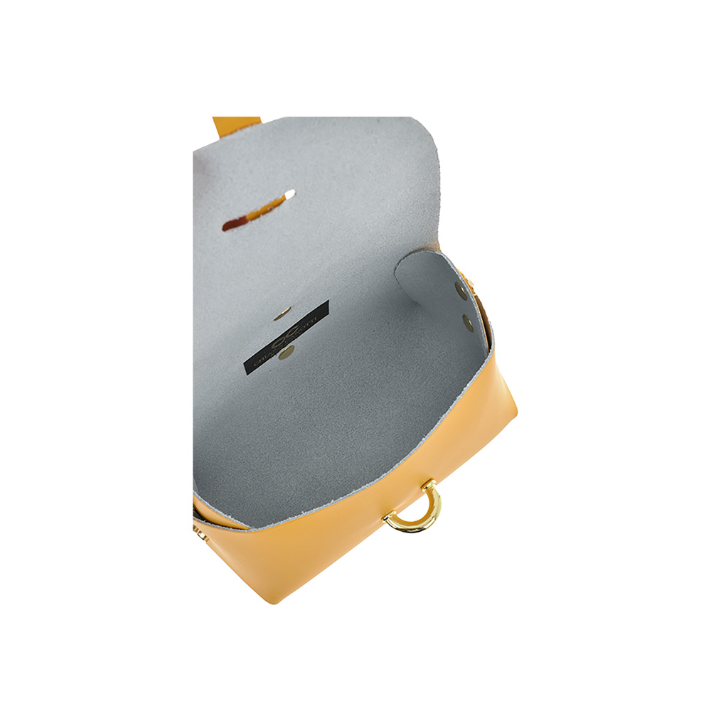 Geanta dama din piele naturala Chiara Canotti CC0956, Galben, #5, Bagsy