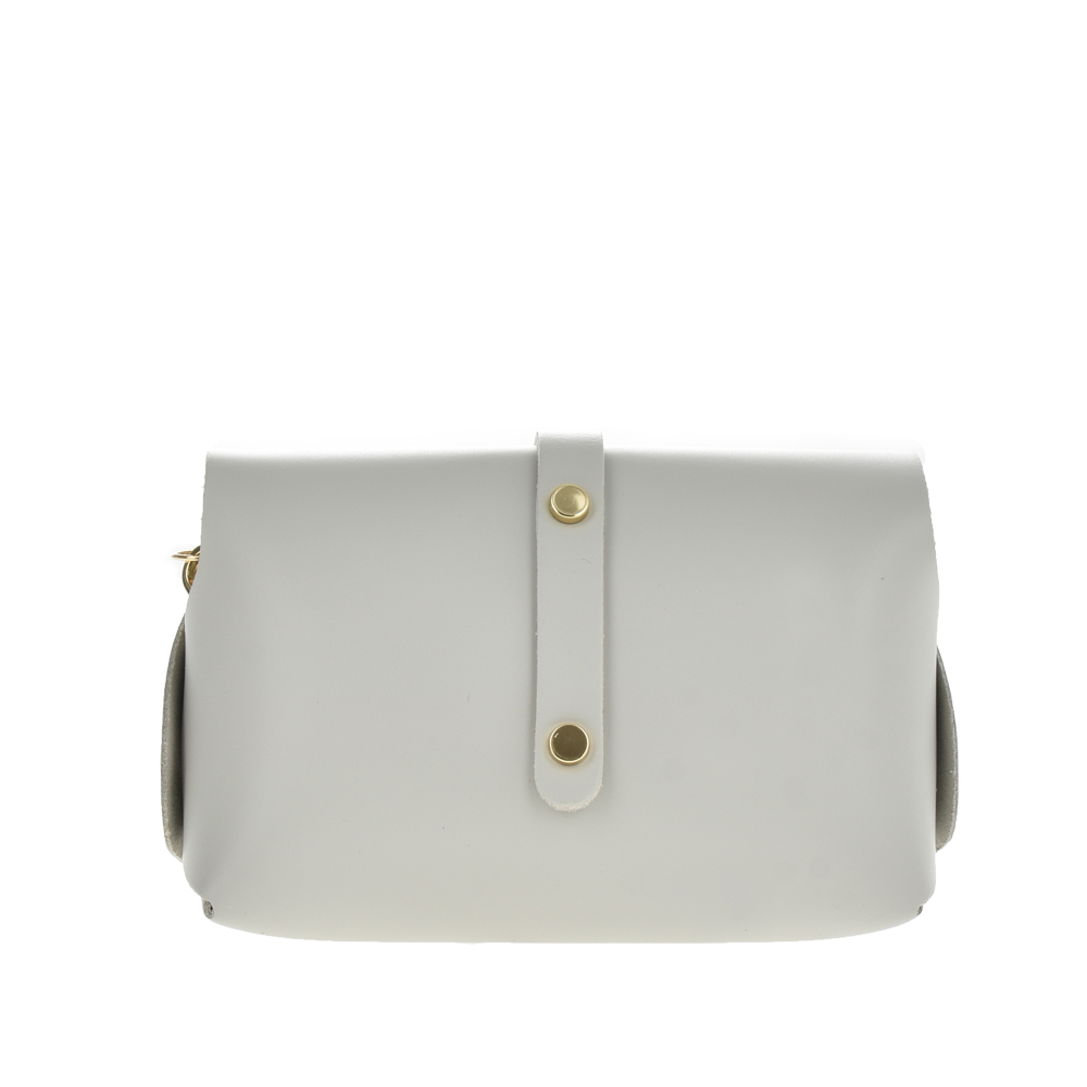 Geanta dama din piele naturala Chiara Canotti CC0956, Gri deschis, #3, Bagsy