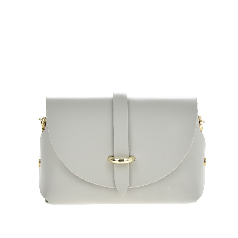 Geanta dama din piele naturala Chiara Canotti CC0956, Gri deschis, #1, Bagsy