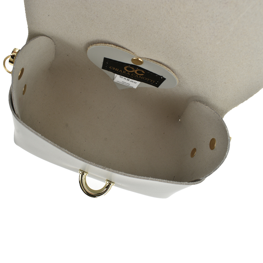 Geanta dama din piele naturala Chiara Canotti CC0956, Gri deschis, #4, Bagsy