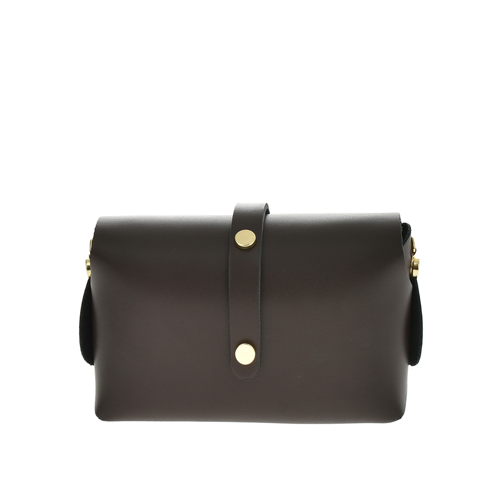 Geanta dama din piele naturala Chiara Canotti CC0956, Maro inchis, #3, Bagsy