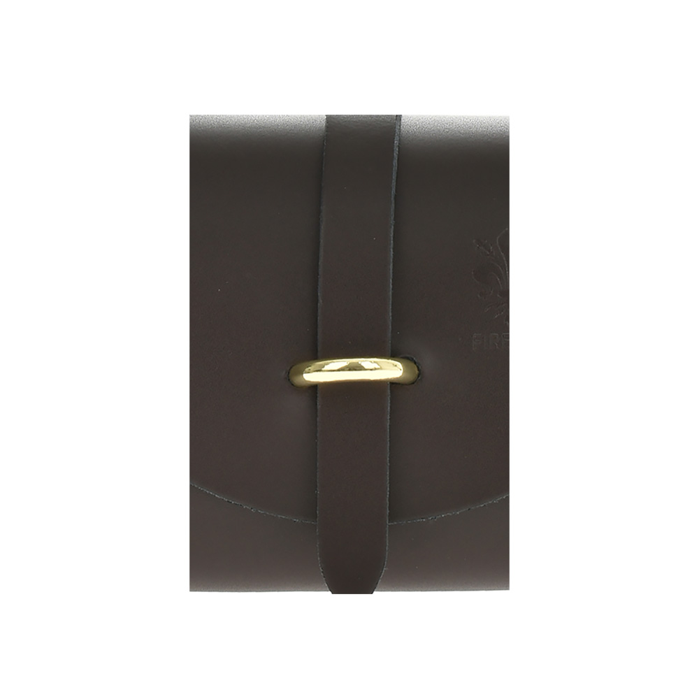 Geanta dama din piele naturala Chiara Canotti CC0956, Maro inchis, #4, Bagsy