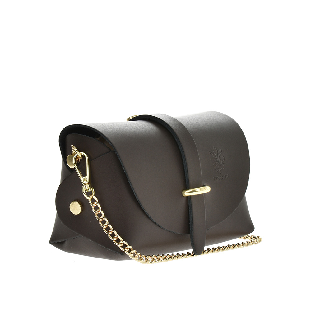 Geanta dama din piele naturala Chiara Canotti CC0956, Maro inchis, #2, Bagsy