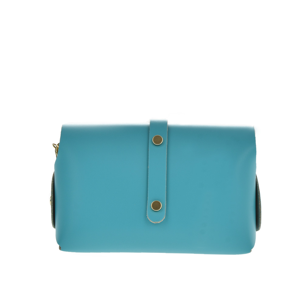 Geanta dama din piele naturala Chiara Canotti CC0956, Turcoaz, #4, Bagsy
