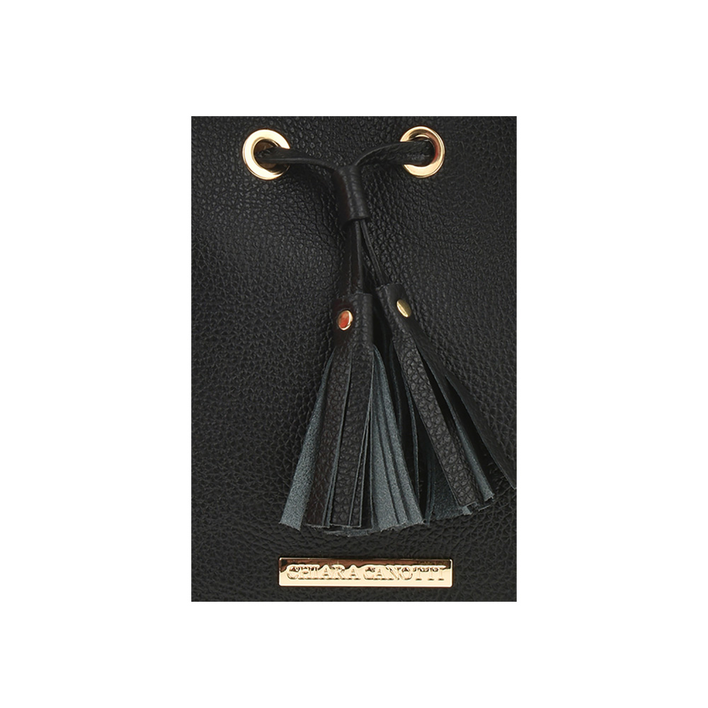 Geanta de mana din piele naturala Chiara Canotti CC0973, Negru, #4, Bagsy