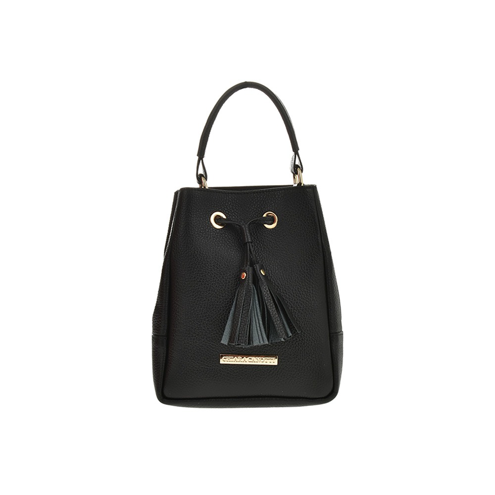 Geanta de mana din piele naturala Chiara Canotti CC0973, Negru, #1, Bagsy